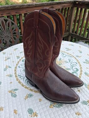 Men's Vintage Nocona Bullhide Western Cowboy Boots, 10.5 D